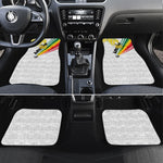 Personalized Ghana Soccer Elephant Car Mats Ghana Flag Kente Football Player - Cassia Fistula Flower