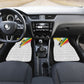 Personalized Ghana Soccer Elephant Car Mats Ghana Flag Kente Football Player - Cassia Fistula Flower