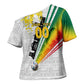 Personalized Ghana Soccer Elephant Cross Shoulder Shirt Ghana Flag Kente Football Player - Cassia Fistula Flower
