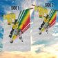Personalized Ghana Soccer Elephant Garden Flag Ghana Flag Kente Football Player - Cassia Fistula Flower