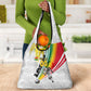 Personalized Ghana Soccer Elephant Grocery Bag Ghana Flag Kente Football Player - Cassia Fistula Flower