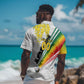 Personalized Ghana Soccer Elephant Hawaiian Shirt Ghana Flag Kente Football Player - Cassia Fistula Flower