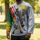 Personalized Ghana Soccer Elephant Hockey Jersey Ghana Flag Kente Football Player - Cassia Fistula Flower