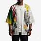 Personalized Ghana Soccer Elephant Kimono Ghana Flag Kente Football Player - Cassia Fistula Flower
