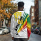 Personalized Ghana Soccer Elephant Long Sleeve Shirt Ghana Flag Kente Football Player - Cassia Fistula Flower