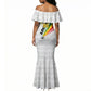 Personalized Ghana Soccer Elephant Mermaid Dress Ghana Flag Kente Football Player - Cassia Fistula Flower