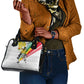 Personalized Ghana Soccer Elephant Shoulder Handbag Ghana Flag Kente Football Player - Cassia Fistula Flower