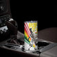 Personalized Ghana Soccer Elephant Skinny Tumbler Ghana Flag Kente Football Player - Cassia Fistula Flower