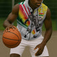 Personalized Ghana Soccer Elephant Sleeveless Zip Hoodie Ghana Flag Kente Football Player - Cassia Fistula Flower