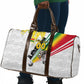 Personalized Ghana Soccer Elephant Travel Bag Ghana Flag Kente Football Player - Cassia Fistula Flower