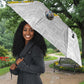Personalized Ghana Soccer Elephant Umbrella Ghana Flag Kente Football Player - Cassia Fistula Flower