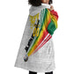 Personalized Ghana Soccer Elephant Wearable Blanket Hoodie Ghana Flag Kente Football Player - Cassia Fistula Flower