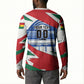 Personalized Ghana Soccer Eagle Button Sweatshirt Ghana Flag Kente - Black Stars Football Stadium Graphic