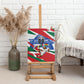 Personalized Ghana Soccer Eagle Canvas Wall Art Ghana Flag Kente - Black Stars Football Stadium Graphic