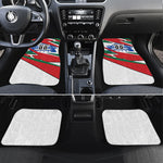 Personalized Ghana Soccer Eagle Car Mats Ghana Flag Kente - Black Stars Football Stadium Graphic