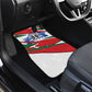 Personalized Ghana Soccer Eagle Car Mats Ghana Flag Kente - Black Stars Football Stadium Graphic