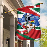Personalized Ghana Soccer Eagle Garden Flag Ghana Flag Kente - Black Stars Football Stadium Graphic