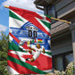Personalized Ghana Soccer Eagle Garden Flag Ghana Flag Kente - Black Stars Football Stadium Graphic