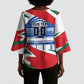 Personalized Ghana Soccer Eagle Kimono Sleeve Blouse Ghana Flag Kente - Black Stars Football Stadium Graphic