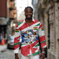 Personalized Ghana Soccer Eagle Long Sleeve Button Shirt Ghana Flag Kente - Black Stars Football Stadium Graphic