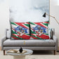 Personalized Ghana Soccer Eagle Pillow Cover Ghana Flag Kente - Black Stars Football Stadium Graphic