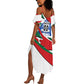 Personalized Ghana Soccer Eagle Summer Maxi Dress Ghana Flag Kente - Black Stars Football Stadium Graphic