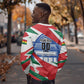 Personalized Ghana Soccer Eagle Sweatshirt Ghana Flag Kente - Black Stars Football Stadium Graphic