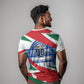Personalized Ghana Soccer Eagle T shirt Ghana Flag Kente - Black Stars Football Stadium Graphic