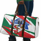 Personalized Ghana Soccer Eagle Travel Bag Ghana Flag Kente - Black Stars Football Stadium Graphic