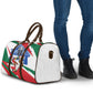 Personalized Ghana Soccer Eagle Travel Bag Ghana Flag Kente - Black Stars Football Stadium Graphic
