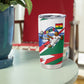 Personalized Ghana Soccer Eagle Tumbler Cup Ghana Flag Kente - Black Stars Football Stadium Graphic
