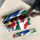 Personalized Ghana Soccer Eagle Umbrella Ghana Flag Kente - Black Stars Football Stadium Graphic