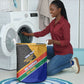 Personalized South Africa Heritage Day Laundry Basket One Nation Many Stories Geometric Flag Pattern