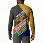 Personalized South Africa Heritage Day Button Sweatshirt One Nation Many Stories Geometric Flag Pattern