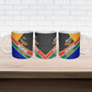 Personalized South Africa Heritage Day Ceramic Mug One Nation Many Stories Geometric Flag Pattern