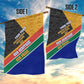 Personalized South Africa Heritage Day Garden Flag One Nation Many Stories Geometric Flag Pattern