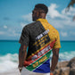 Personalized South Africa Heritage Day Hawaiian Shirt One Nation Many Stories Geometric Flag Pattern