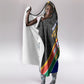 Personalized South Africa Heritage Day Hooded Blanket One Nation Many Stories Geometric Flag Pattern