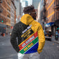 Personalized South Africa Heritage Day Hoodie One Nation Many Stories Geometric Flag Pattern