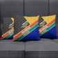 Personalized South Africa Heritage Day Pillow Cover One Nation Many Stories Geometric Flag Pattern