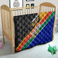 Personalized South Africa Heritage Day Quilt One Nation Many Stories Geometric Flag Pattern