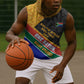 Personalized South Africa Heritage Day Sleeveless Hoodie One Nation Many Stories Geometric Flag Pattern