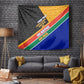 Personalized South Africa Heritage Day Tapestry One Nation Many Stories Geometric Flag Pattern