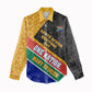 Personalized South Africa Heritage Day Women Casual Shirt One Nation Many Stories Geometric Flag Pattern
