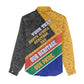 Personalized South Africa Heritage Day Women Casual Shirt One Nation Many Stories Geometric Flag Pattern