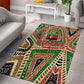 Darfur Sudan Area Rug Red Green Beige Tribal Pattern - African Pride