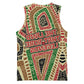 Darfur Sudan Basketball Jersey Red Green Beige Tribal Pattern - African Pride