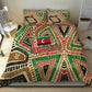 Darfur Sudan Bedding Set Red Green Beige Tribal Pattern - African Pride
