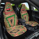 Darfur Sudan Car Seat Cover Red Green Beige Tribal Pattern - African Pride