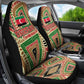 Darfur Sudan Car Seat Cover Red Green Beige Tribal Pattern - African Pride